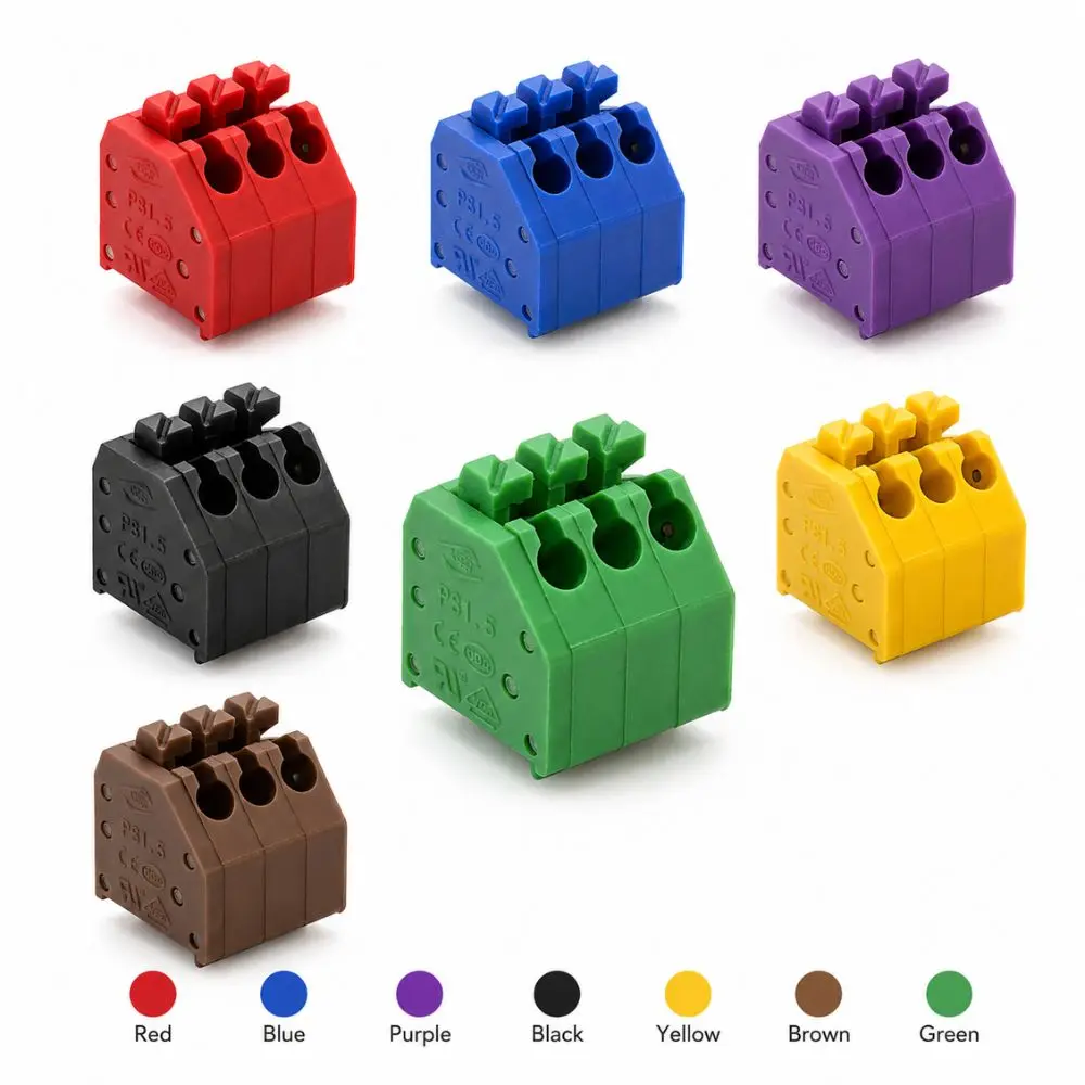 100PIN 3.5mm PCB Spring Terminal Block Colorful KF/DG250 PHOENIX Terminal CONTACT PTSA 0,5/ 2-3,5-Z 1985195 Connector 0136-20 MX