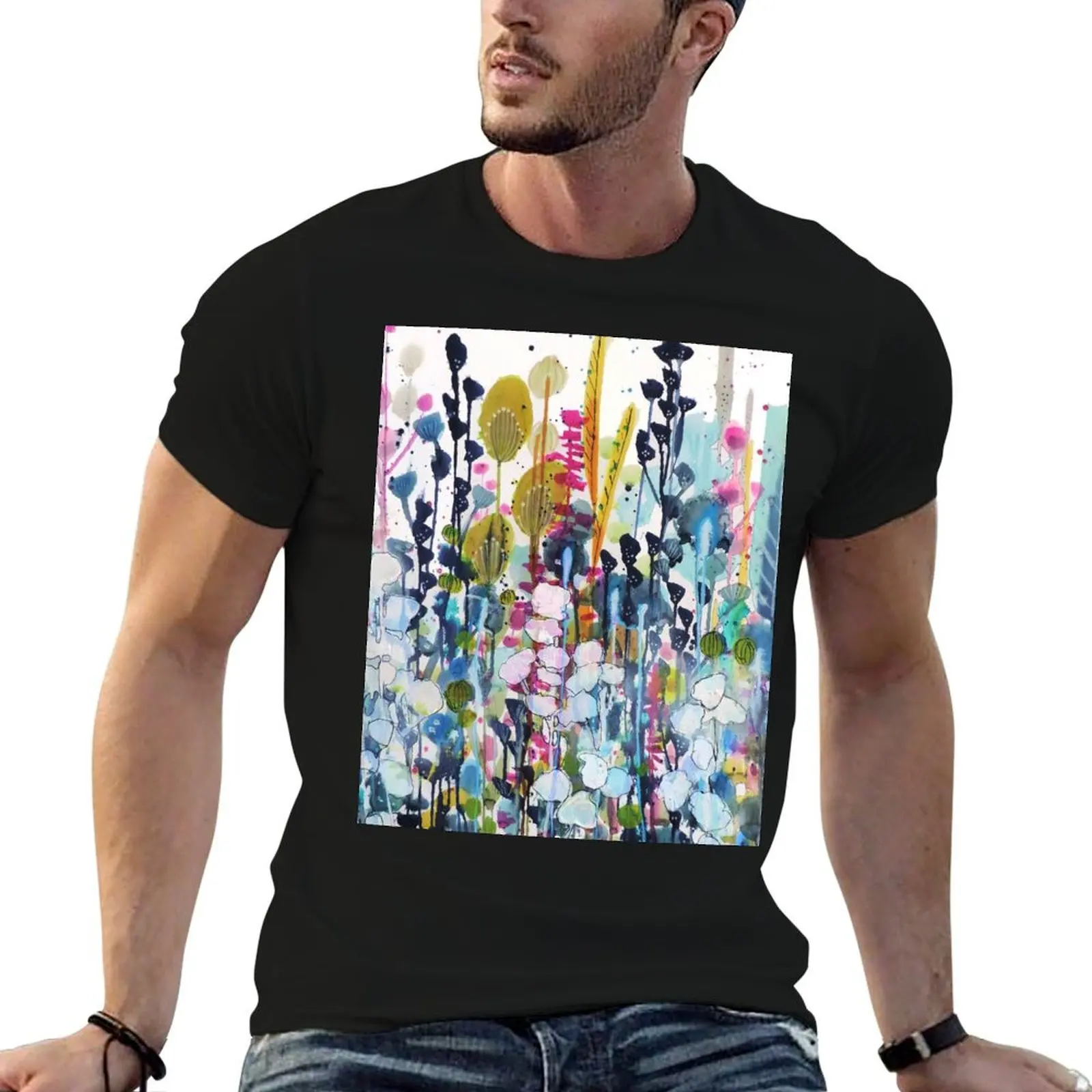 colorful side road T-Shirt vintage t shirts anime tshirt t shirts for men pack