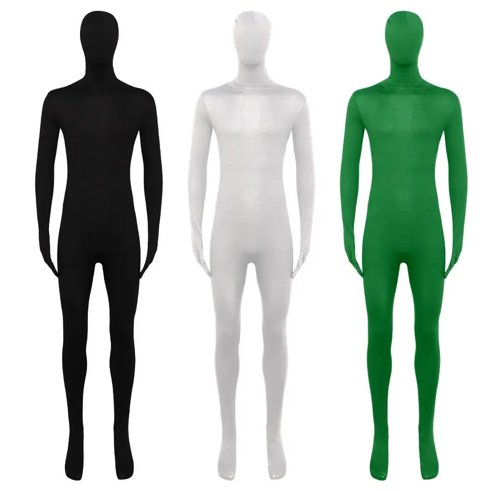 أزياء الهالوين بدلة غير مرئية بذلة ضيقة ملابس رجالية لفة الأدوار بدلة بلا عباءة غير مرئية ملابس مقاس الكبار