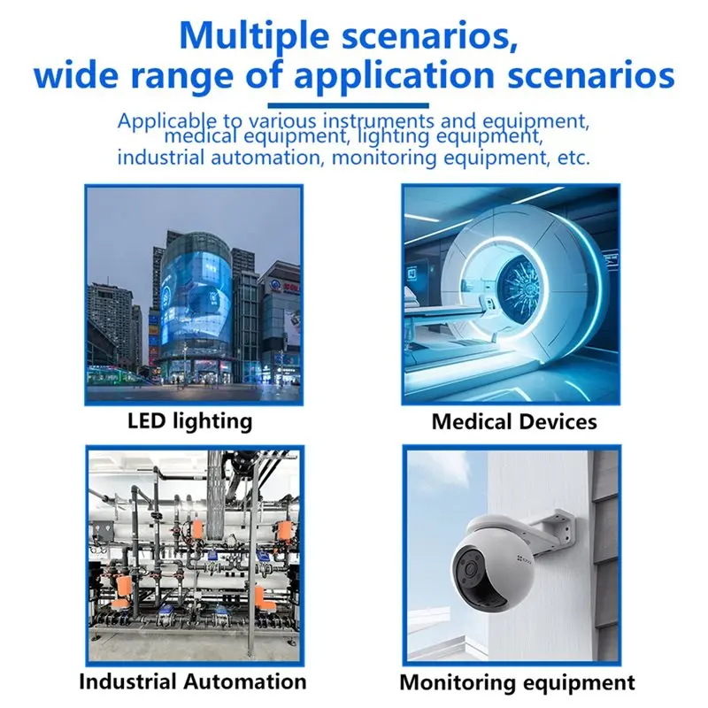 HDR Series SMPS 15W/30W/60W DIN Rail Power Supplies, 12V LED Drivers, 100-240VAC For Industrial Motor Battery CCTV-A46I