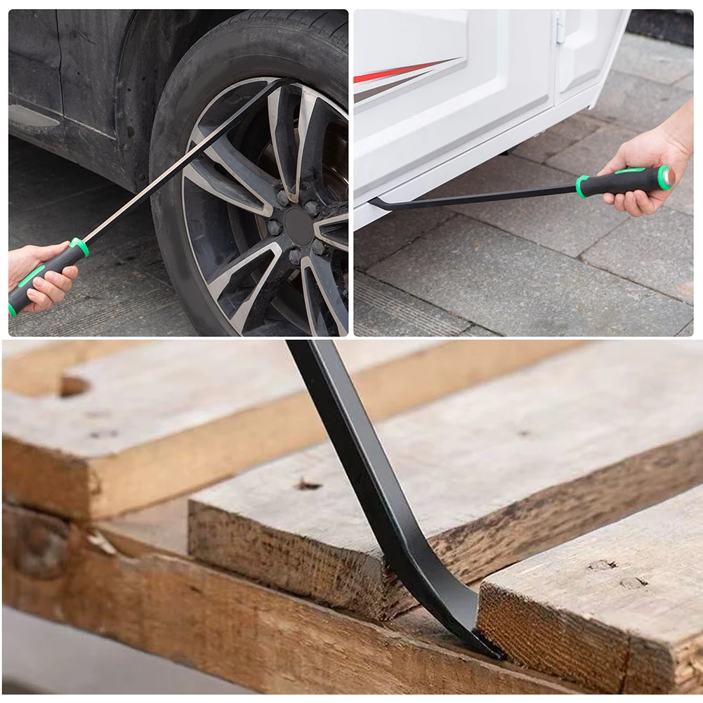 Punch Bar Crowbar High-toughness Tire-removing Tool Manganese Steel Straight Flat-head For CR-V Chrome-vanadium Steel