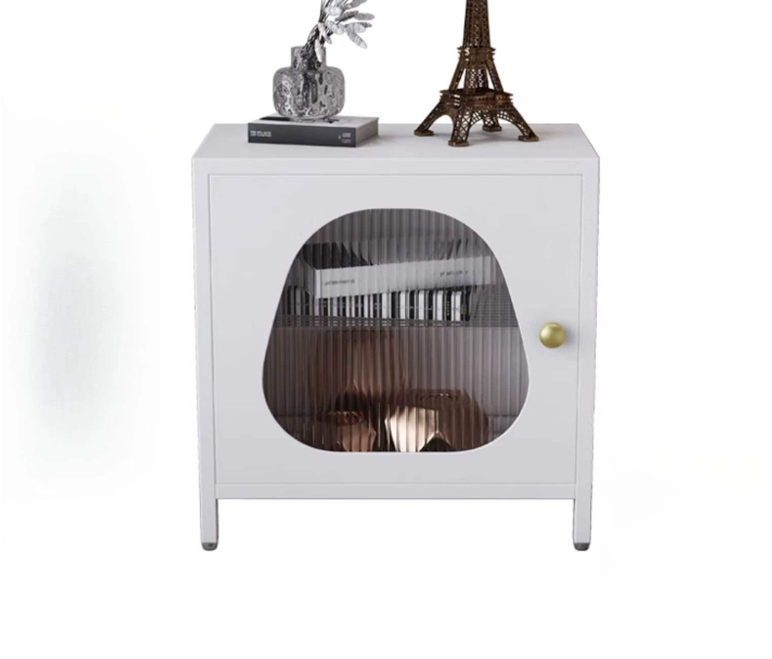 

Small storage locker wrought iron bedside table bedside table bedroom