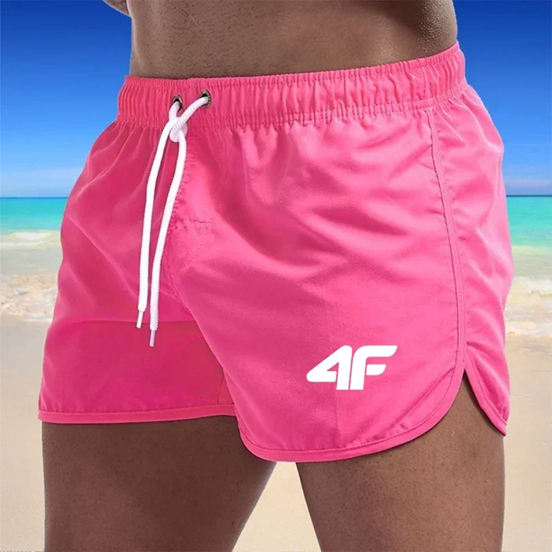 

New men's fitness beach summer gym sportswear men's breathable sportswear loose casual jogging shorts