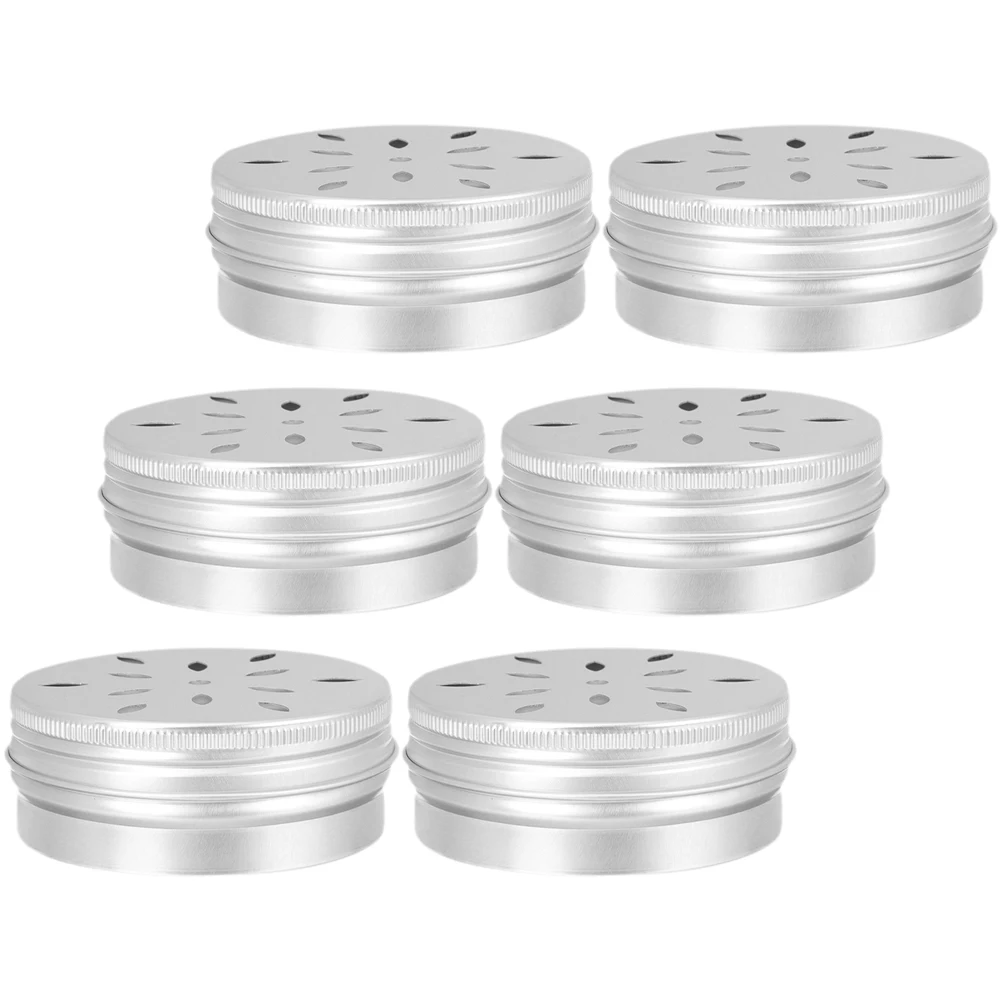 

6pcs Holders Odor Case Nose Tool For Dogs Premium Aluminum Portable Agility Equipment Supplies For Dog Metal Tins With Lids