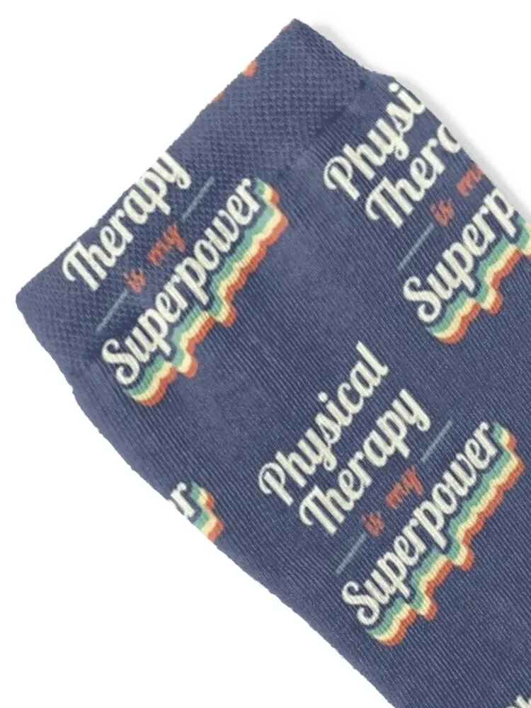 Physical Therapy is my Superpower Socks moving stockings short Mens Socks Women's