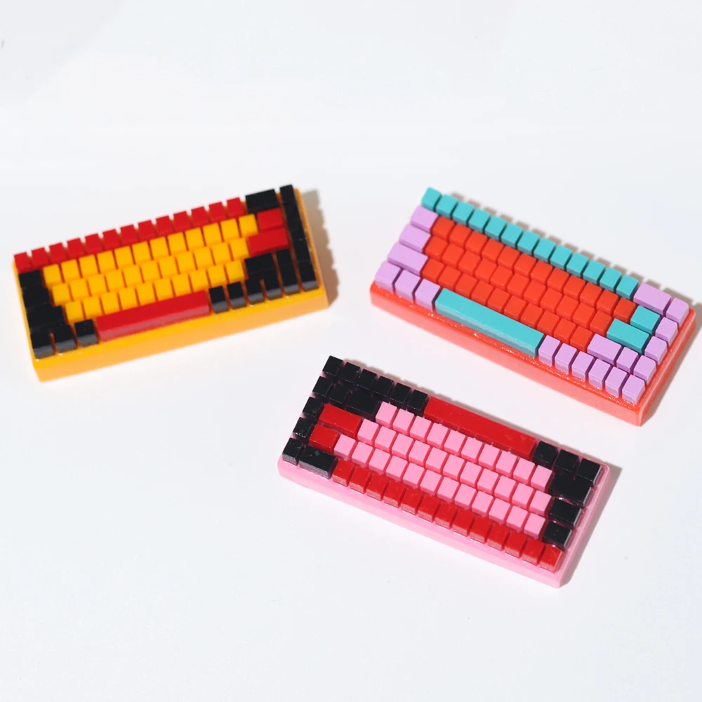 Cherry Mx 스위치 기계식 게임 키보드 키캡, 개성 있는 DIY 게이머 키캡, 장인 송진 키캡, 2.25U 입력 선물