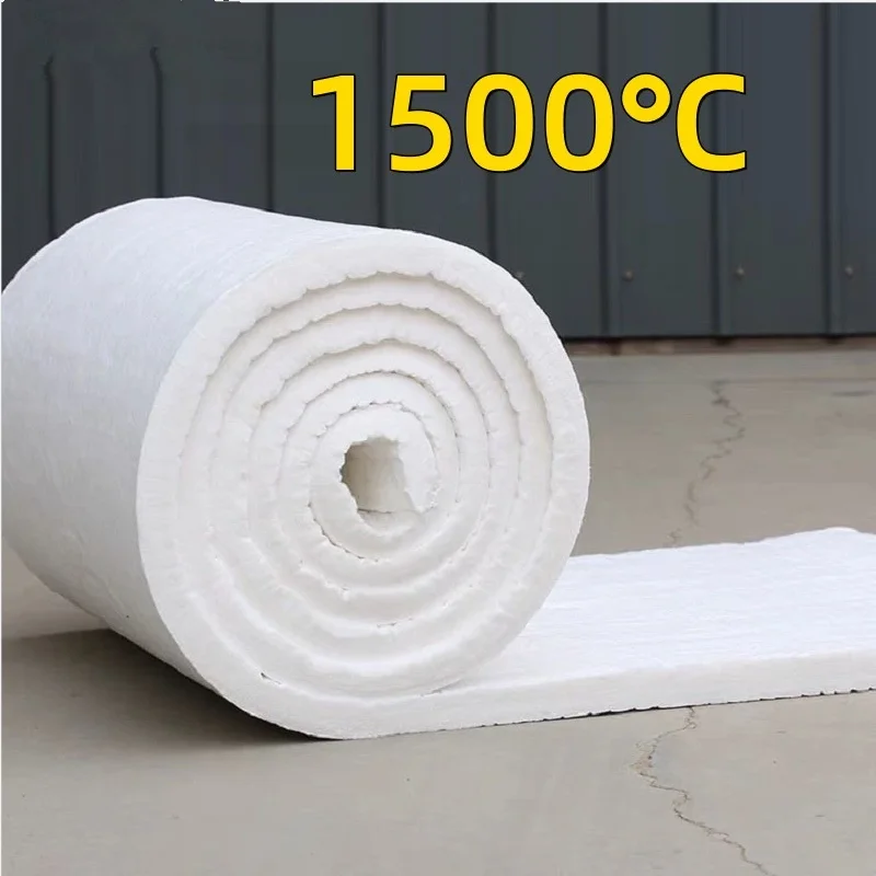 High Temperature Resistance Zirconium Bearing Ceramic Fiber Blanket, Fire Resistant Insulation, Cotton Used in Industry, 1500 ℃