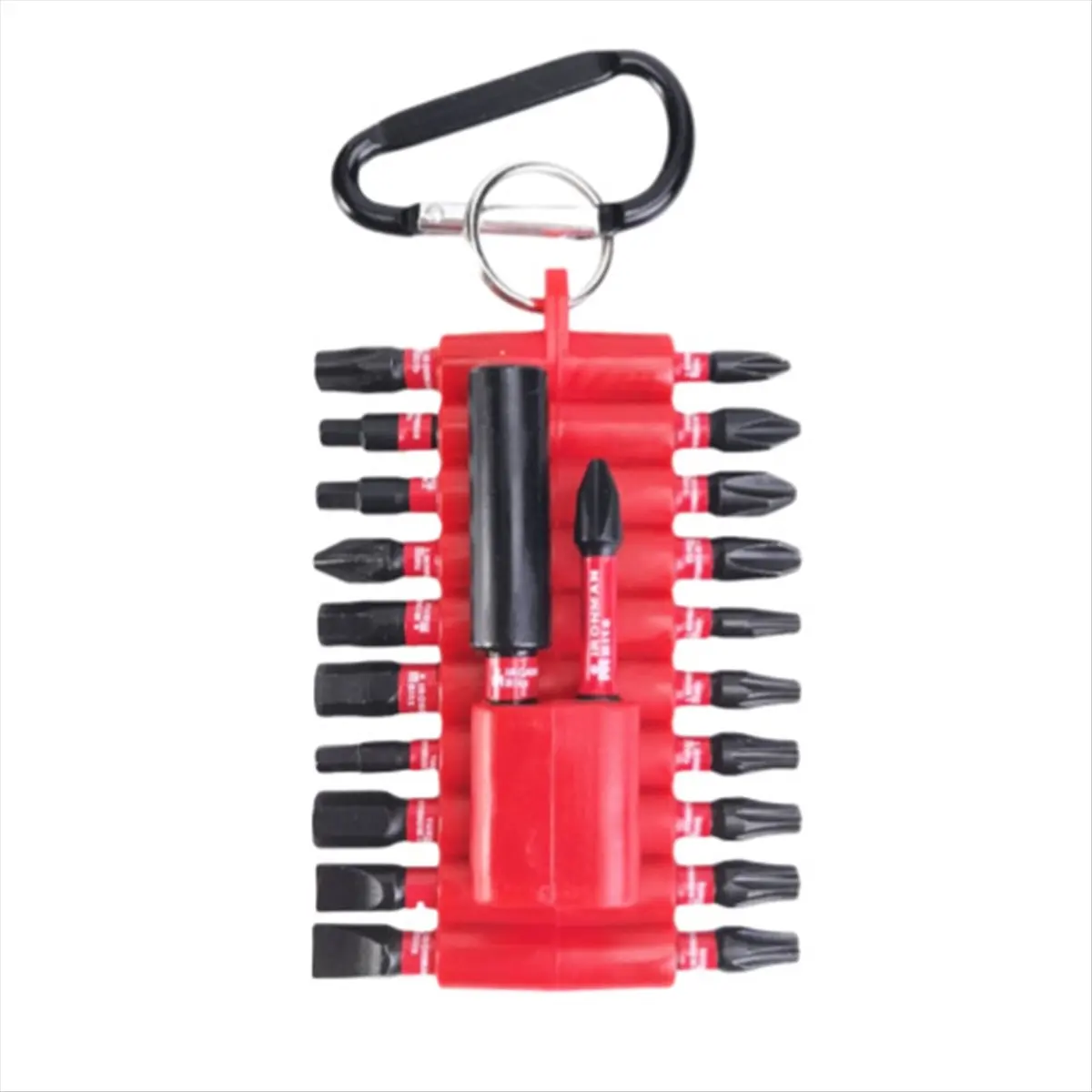 ABFW 22Pcs Impact Screwdriver Bits Key Set Anti-Slip Multi Driver Potable Magnetic High Torque Bit Holder Drill Tool