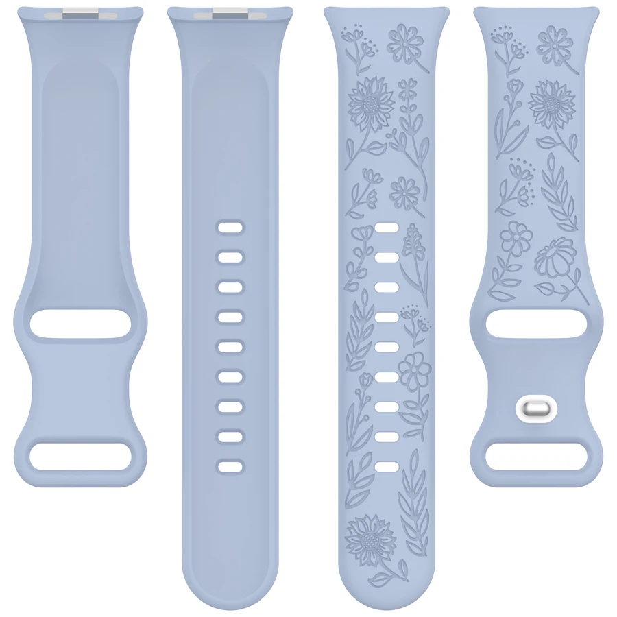3D-geschnitztes Blumenarmband für Xiaomi Mi Smart Band 8 Pro/9 Pro/10 Pro Ersatz-Sportarmband für Redmi Watch 4 5 6 Armband – Detail 8