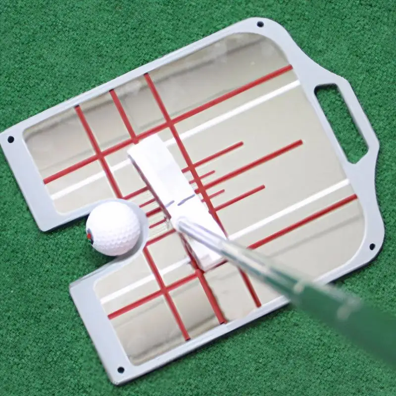 Putting Mirror Training Aid For Golf Putting Training Aid Putting Mirror Golf Putting Aid Enhance Skills Precision Trainer