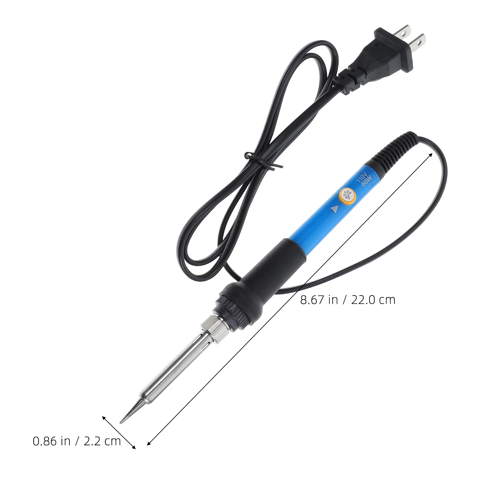 1 conjunto de kit de ferro de solda com temperatura controlada, aquecimento rápido, 60w, estação de solda para eletrônica, joias diy com versátil