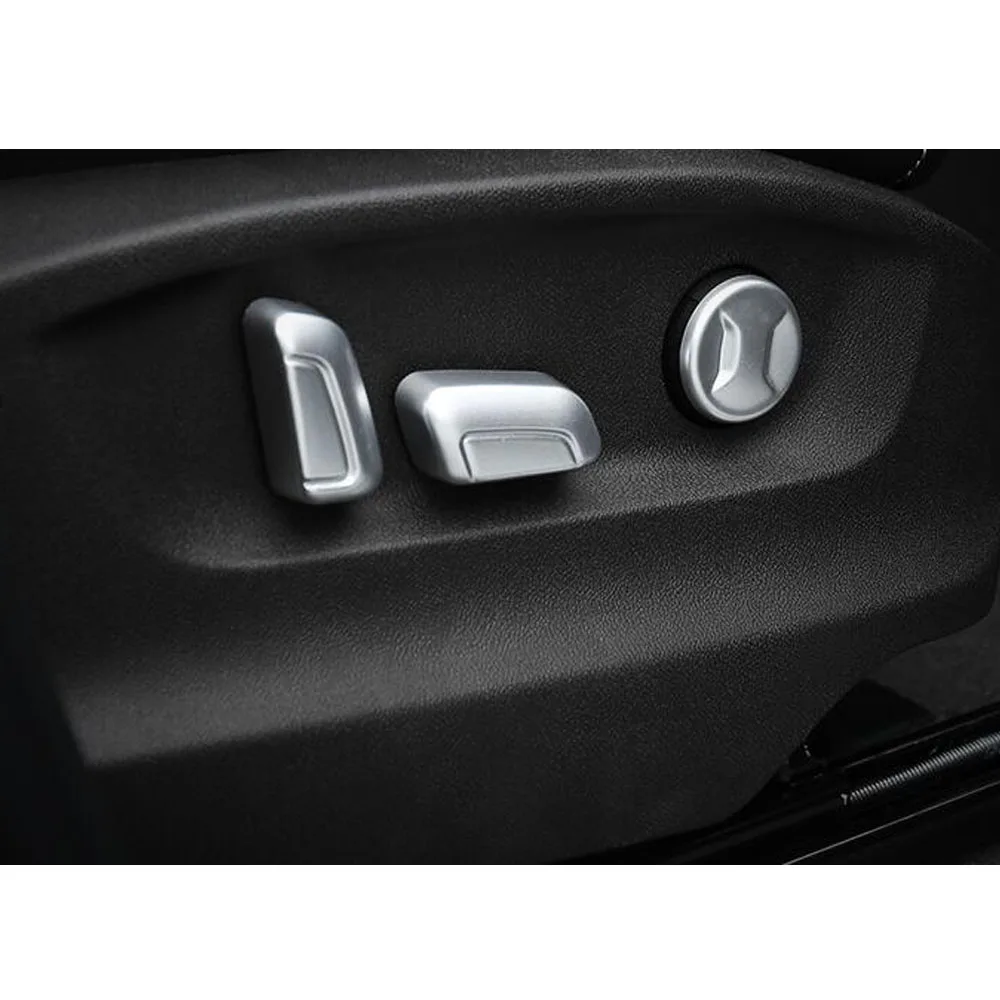 Seat Adjustment Knob Button Switch Covers for VW Volkswagen Golf7 Golf 7 2014 2015 2016 2017 2018 2019 Car Stickers Trim Frame