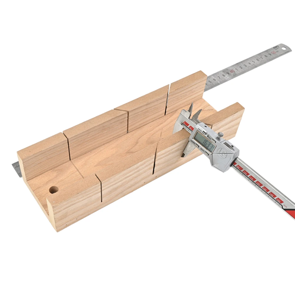Easy To Use Mitre Box Woodworking 300*95*58mm Mitre Box Cabinet Lightweight For Transport Versatile Woodworking Use
