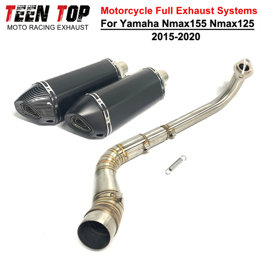 

Nmax 155 Full Systems Front Link Pipe Stainless Steel Moto Bike 51mm Exhaust Muffler DB Killer For YAMAHA Nmax125/155 2015-2020