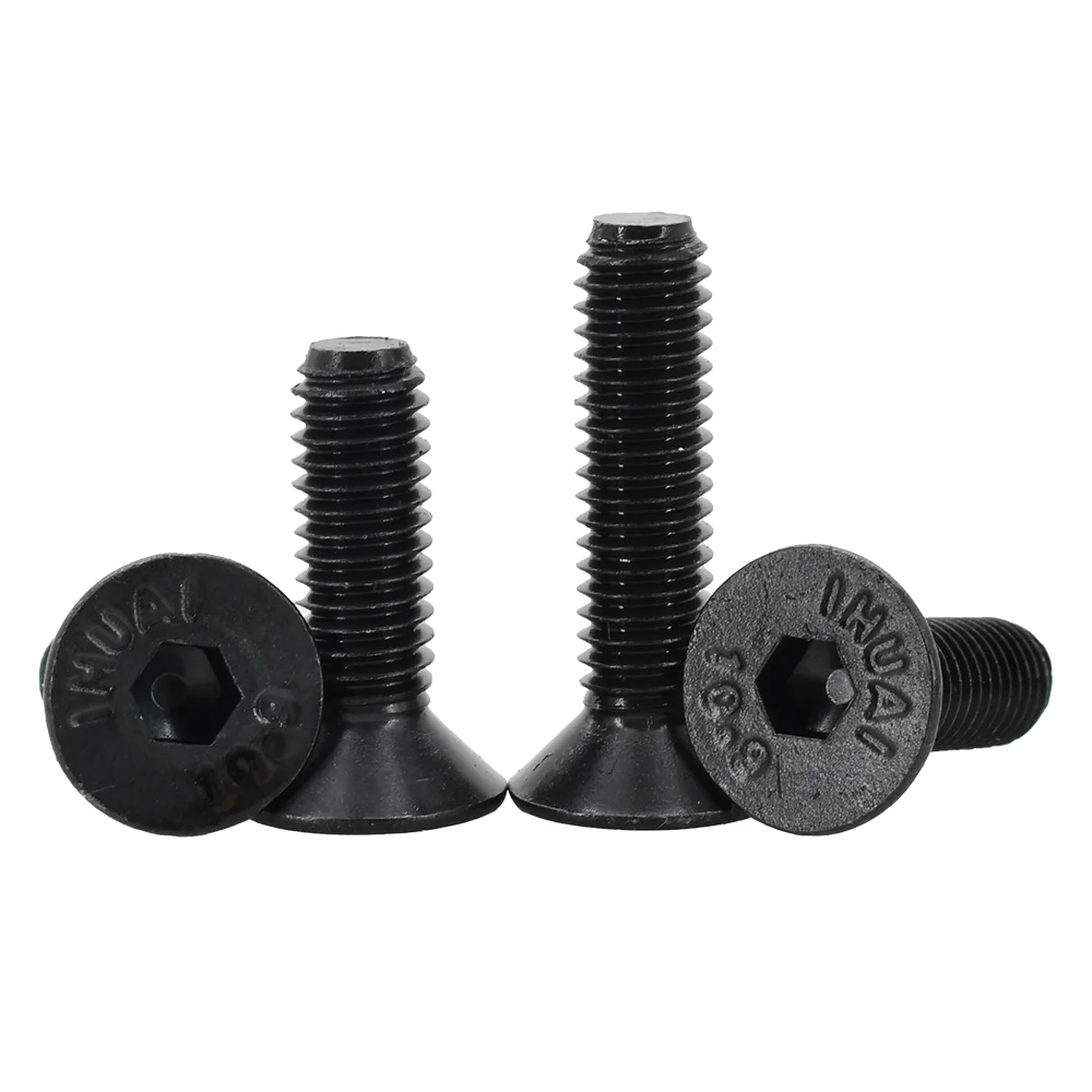 M2 M2.5 M3 M4 M5 M6 M8 M10 DIN7991 Hex Socket Screw 304 Stainless Steel Grade 10.9 Carbon Steel Countersunk Machine Bolt Screws