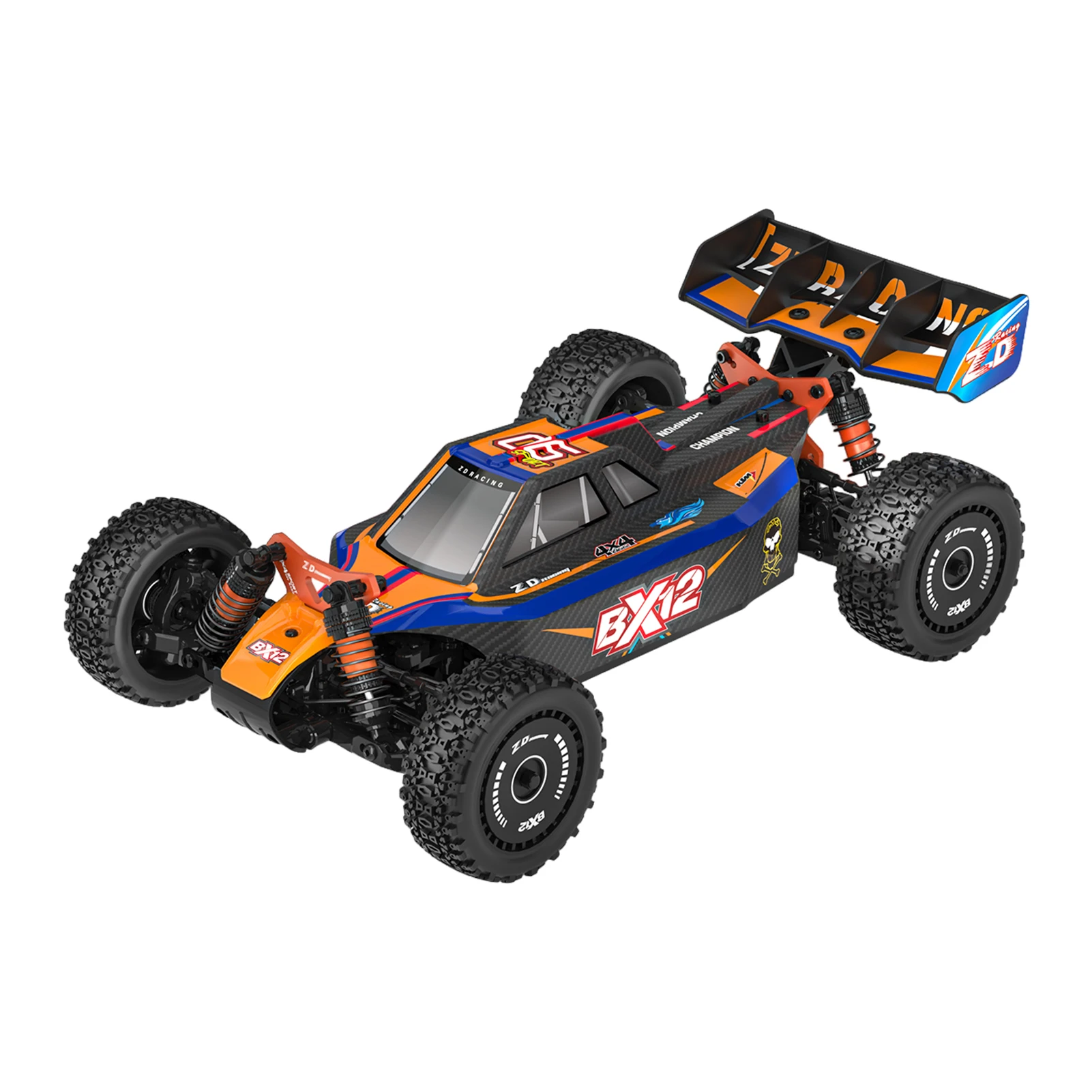 ZD Racing BX-12 1/12th Scale Brushless Buggy 3S RC1/12 Racing Off-Ro Ad Car Natural Rubber Tire Skin