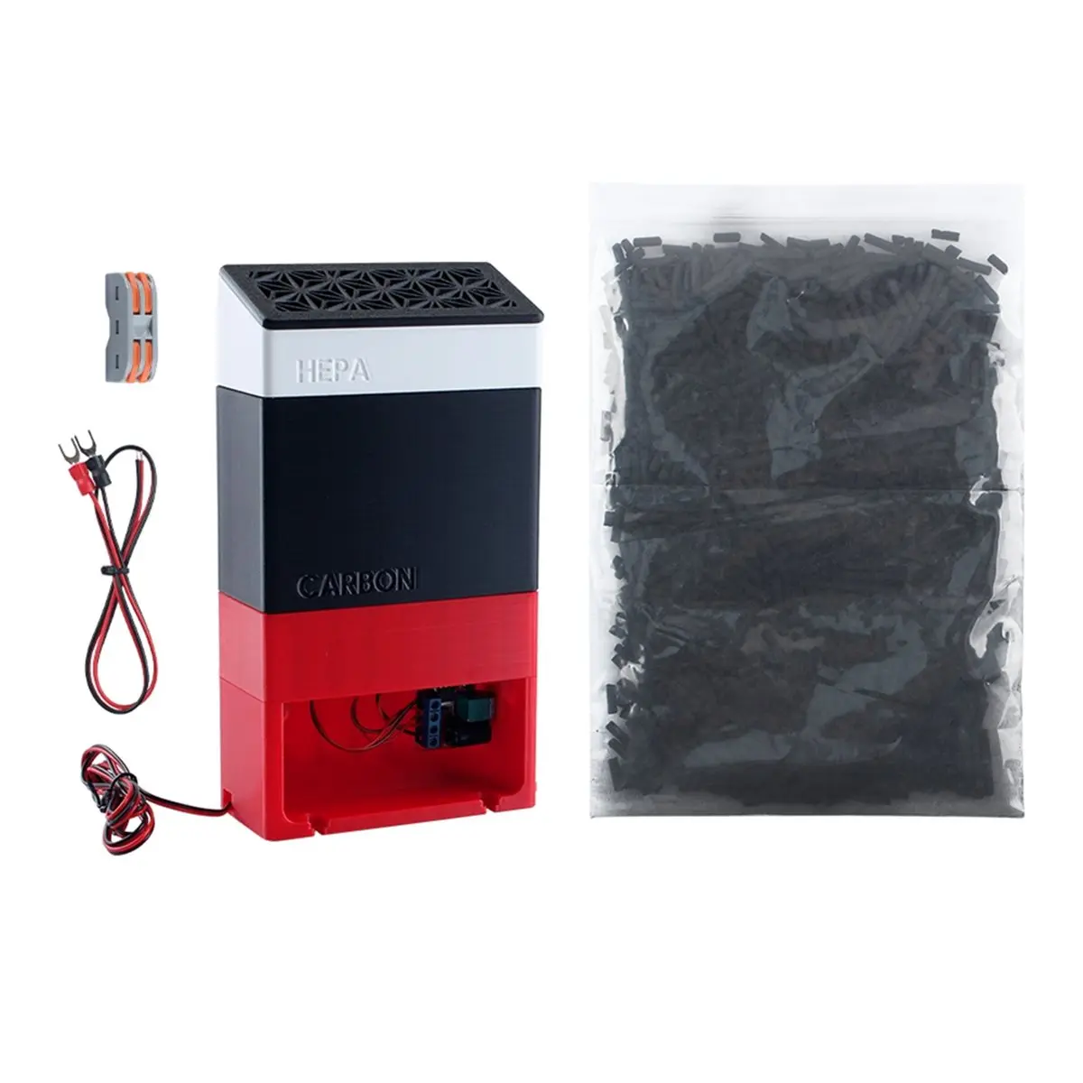 (ABUB) BentoBox V2.0 Activated Carbon Filter for Bambu Lab X1C P1P ABS ASA Nylon Filament Odor Purifier 3D Printer Parts