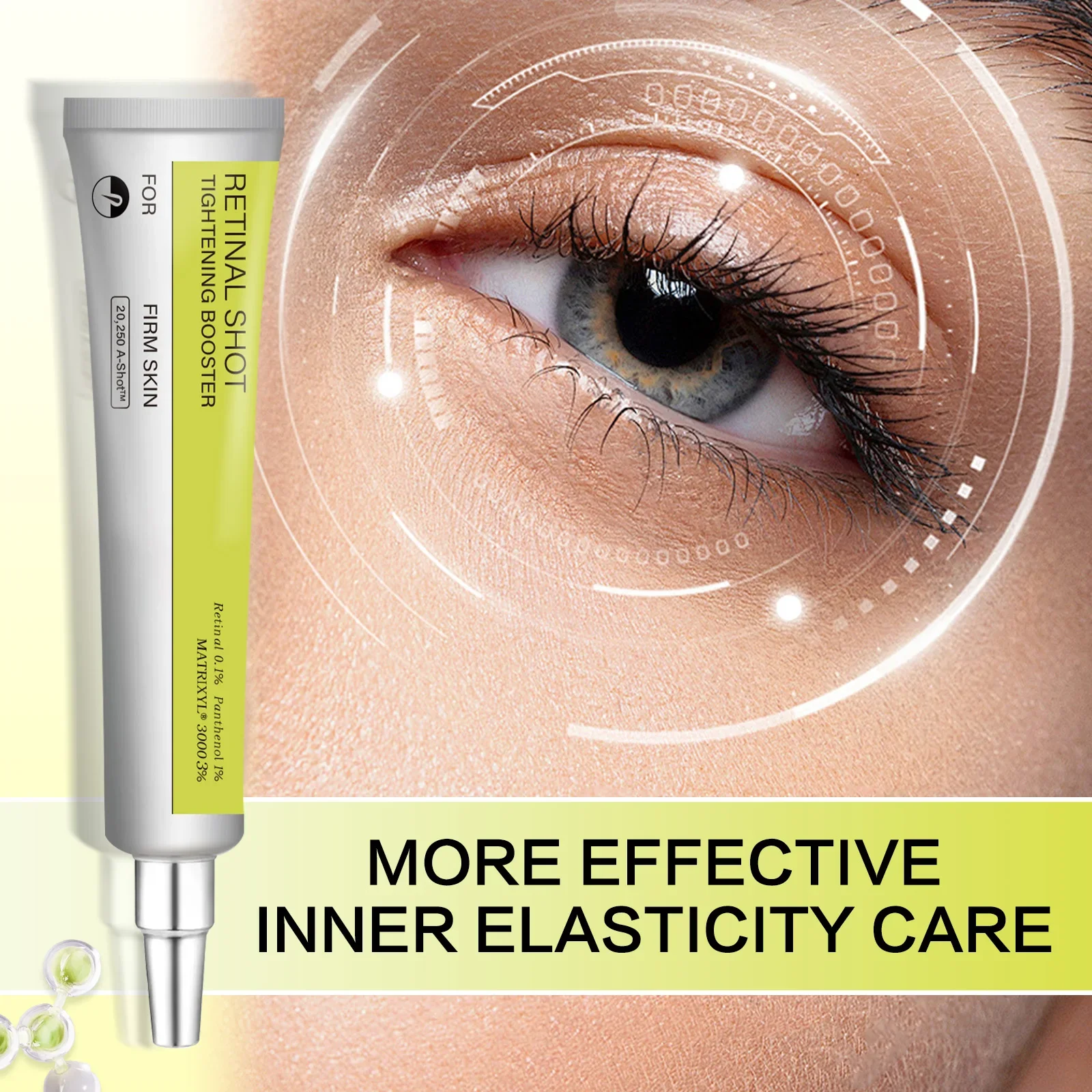 Retinol Vitamin C Hydrating Shot Tightening Booster Face Cream Eye Serum Lightening Dark Circles Firming Moisturizer