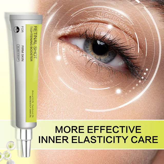 Retinol Vitamin C Hydrating Shot Tightening Booster Face Cream Eye Serum Lightening Dark Circles Firming Moisturizer