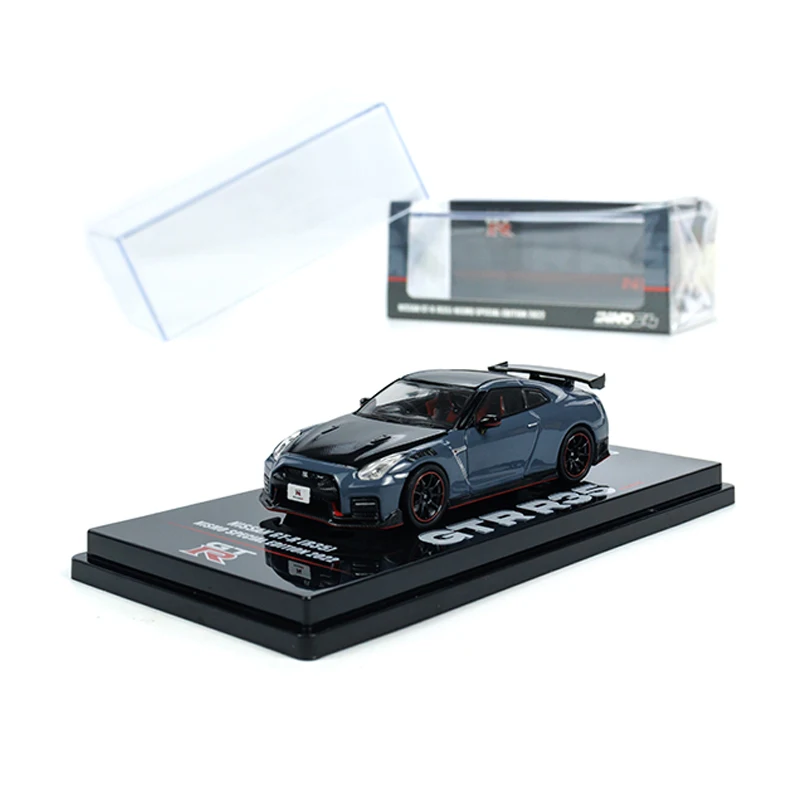 

INNO 1:64 Model Car GT-R (R35) NISMO Alloy Die-Cast Vehicle Collection - Grey Carbon