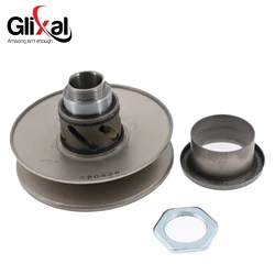 Glixal High Performance 6-Groove Adjustable Secondary Sliding Sheave for GY6 50cc-100cc 139QMB 139QMA, DIO 50 Scooter Moped ATV