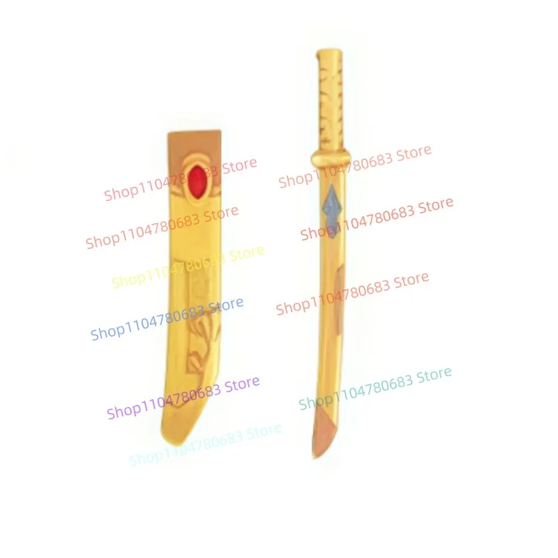 Klocki MOC Mini Figurka Miecz i Scepter Akcesoria Model do Składania Ekspozycja Anime TV Zabawka Dekoracja na Biurko Prezent