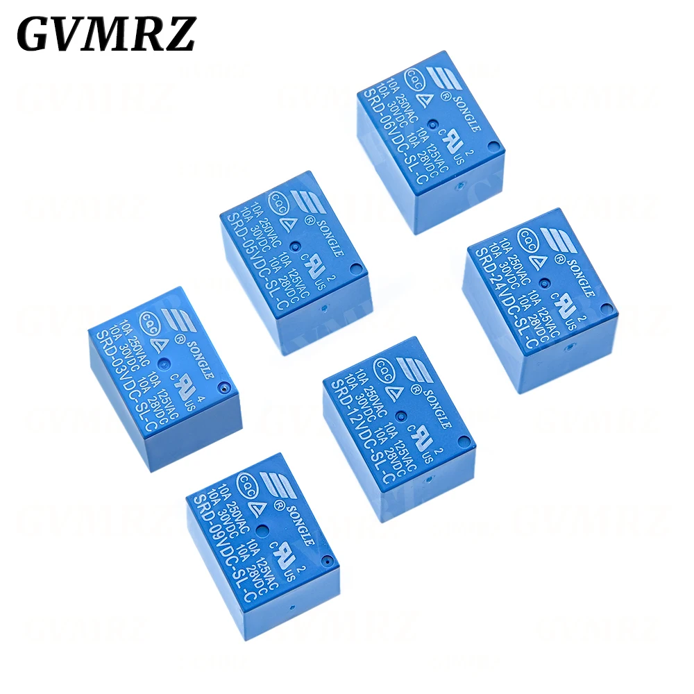 5Pcs Relays Srd-03V… - image