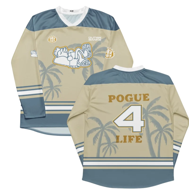 2026-27 Autumn New Men's Long Sleeved T-shirt Ice Hockey Jersey 3D Printed Y2K Oversized Quick Drying Casual Training Daily Top