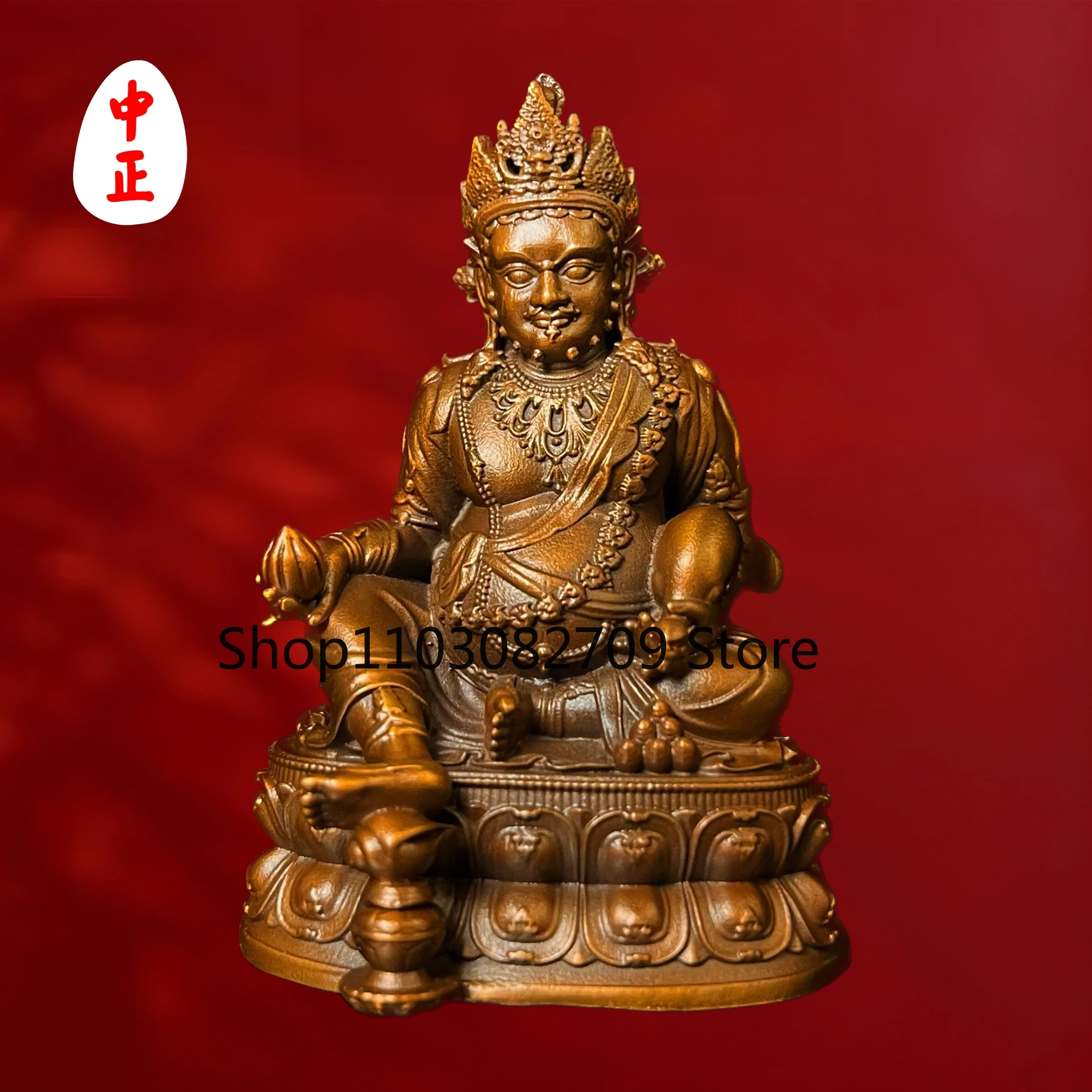 [Limited Special Offer] Zhongzheng Statue Intangible Cultural Heritage Workshop Huang God of Wealth Crafts Sculpture Ornament Su