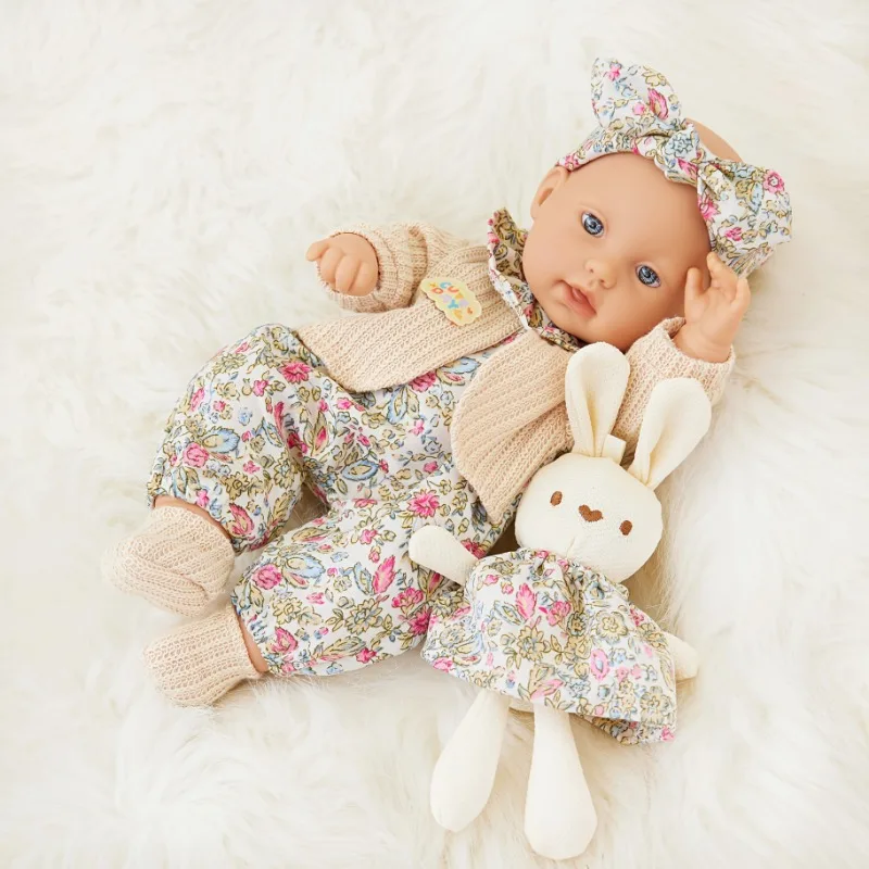 30 سنتيمتر تولد من جديد دمية طفل لينة البوليستر قابل للغسل لعبة مهدئة واقعية الفينيل كامل الجسم هدية عيد للأطفال نابض بالحياة