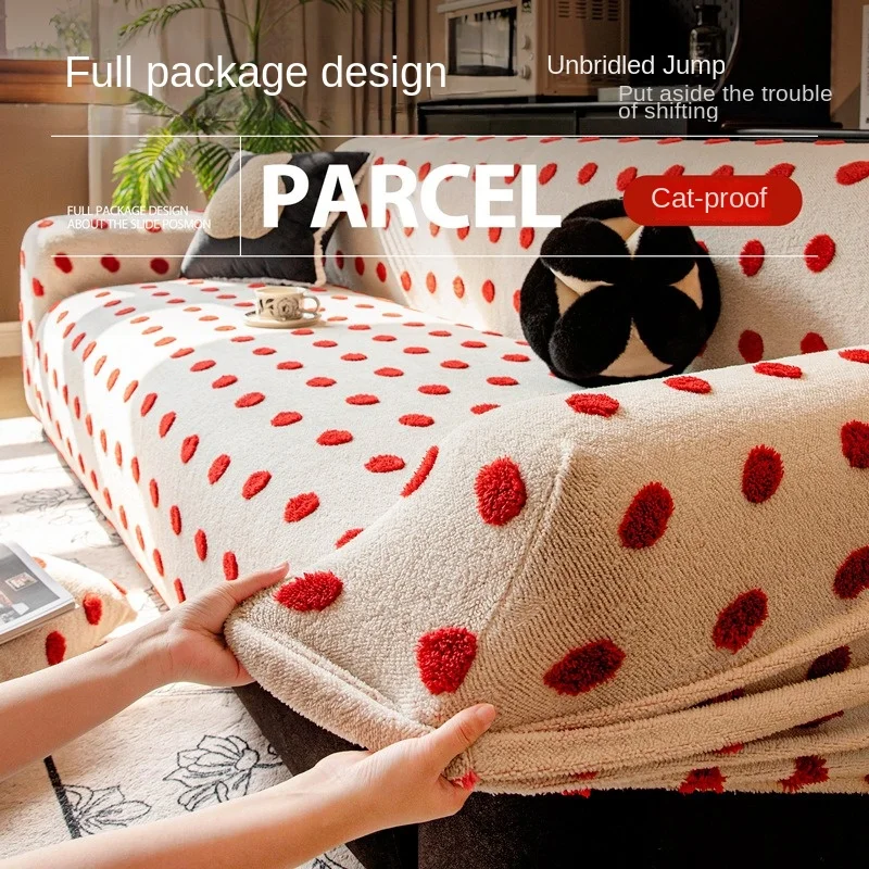 1-2-3 Seater Sofa Slipcover Luxury Thick Velvet Furniture Protector Solid Color Couch Cover Stretch Recliner Chair Cover