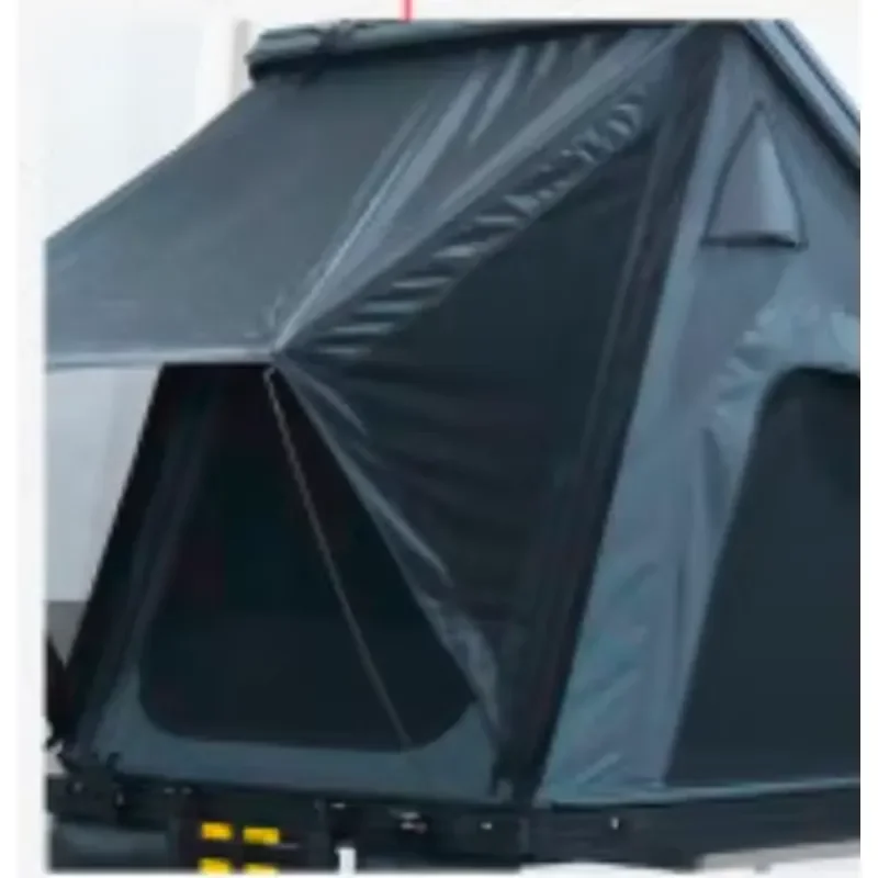 Aluminum Shell Double-Layer Triangle Rooftop Tent for SUV Off-Road Vehicles Four-Season Use 280G Polyester 420D Oxford