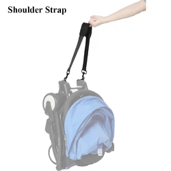 Baby Stroller Accessories Stroller Shoulder Strap For YOYO/Babyyoya/BabyThrone Stable Black Portable Shoulder Strap