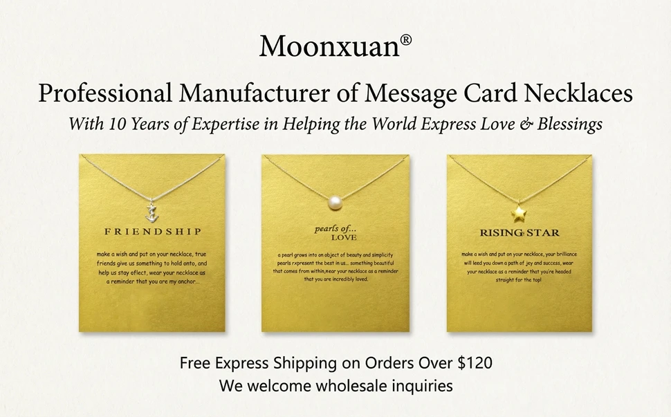 Wholesale 200pcs/pack Mix design Angle Wing Key Pendant Necklace with Message Card Jewelry on business