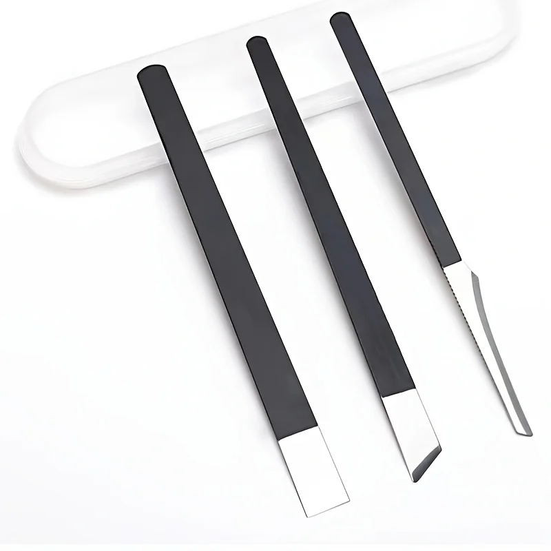 3-delige premium roestvrijstalen voetverzorgingsset - scherpe en gladde messen voor nagelreiniging en trimmen, ongecenteerd ideaal voor thuis