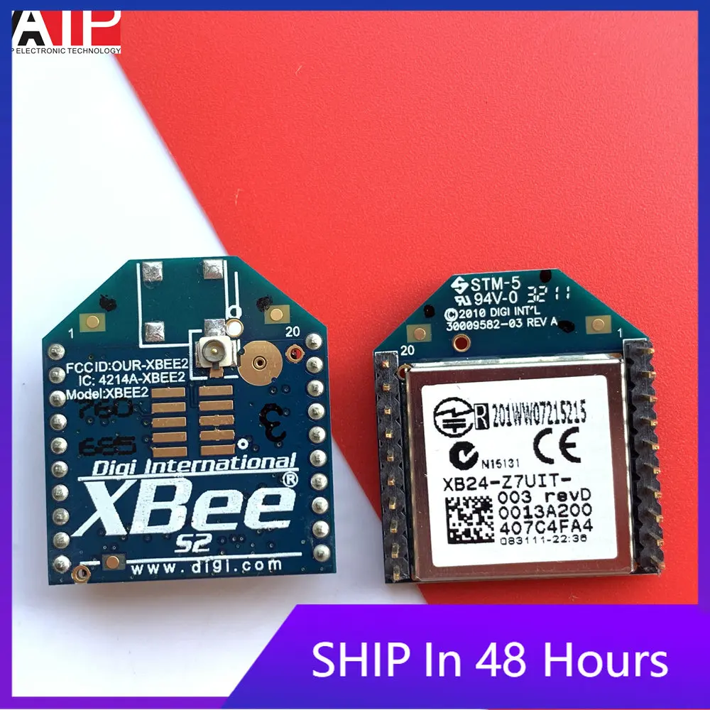 

1PCS XB24-Z7UIT-003 imported spot Zigbee wireless data transmission module XBee S2 genuine welcome to consult and order.