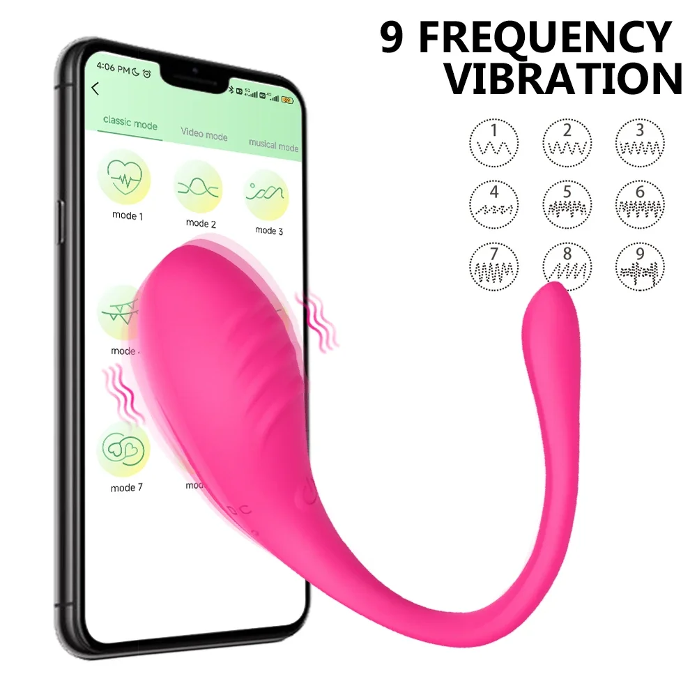 Bluetooths-consolador vibrador de huevo para mujer, juguete sexual femenino con Control remoto por aplicación, bragas de huevo vibrador, tienda de adultos