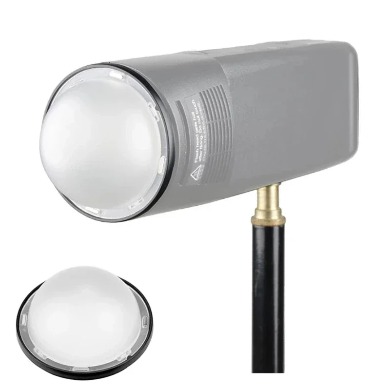 AK-R11 Dome Flash Diffuser  for Godox V1 Round-Head Flash/for AD200/AD200Pro/for V1 Flash Series V1-S Spare Part