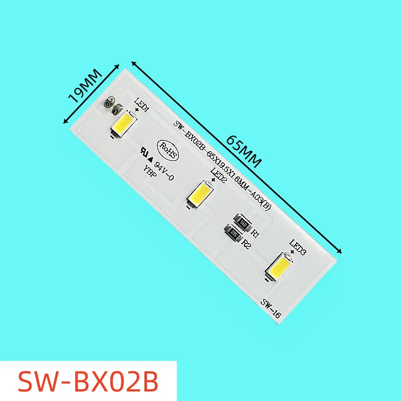 

1pcs 3lamp New Refrigeration Lighting LED Strip For Electrolux Refrigerator ZBE2350HCA SW-BX02B