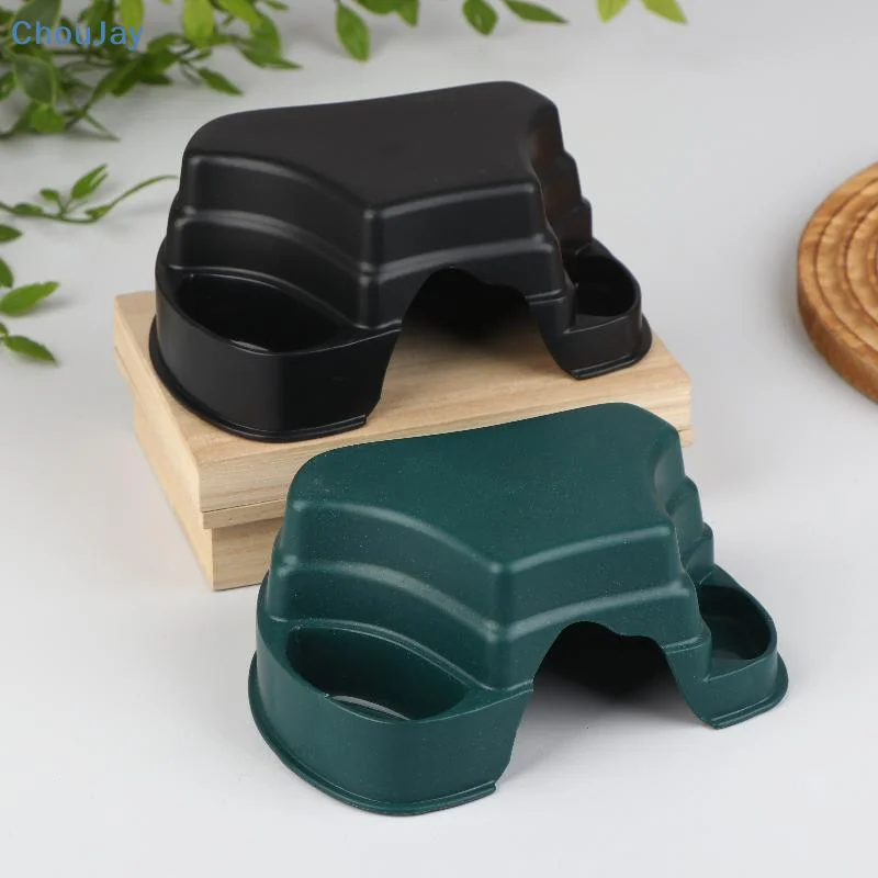 

Ящик для разведения черепахи для рептилий, подставка для отдыха черепахи, пещера для рептилий с раковиной для лягушки, змеи, змеи, пауков, ящериц, амфибий