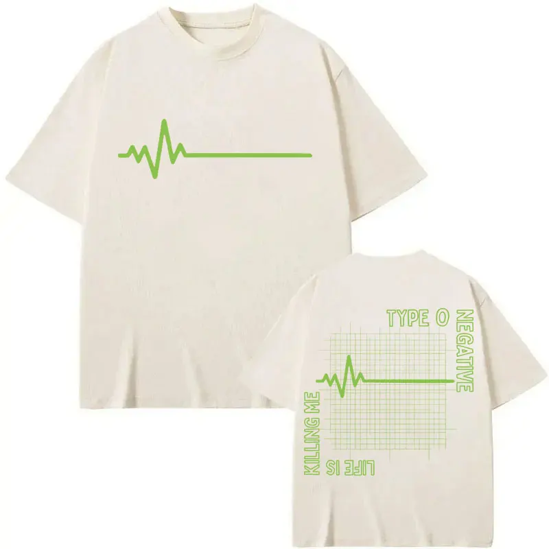 Rock Band Type O Negative T-shirts Men Women Clothing Fashion Hip Hop T Shirt Summer Casual Short Sleeve T-shirt Y2k Streetwear.