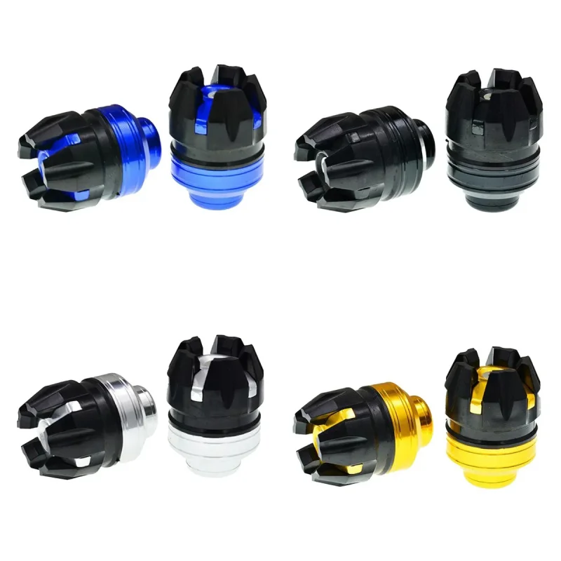 2x Motorcycle Protection Anti-Drop Protector CNC Aluminum Accessories Aluminum Anti-collision Accessory Aluminum Alloy