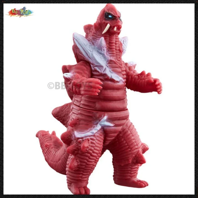 In Stock Bandai Original Ultraman Decker Soft Dolls Ultra Monster Series Sphere Red King Anime Action Figures Toys for Boy Gifts