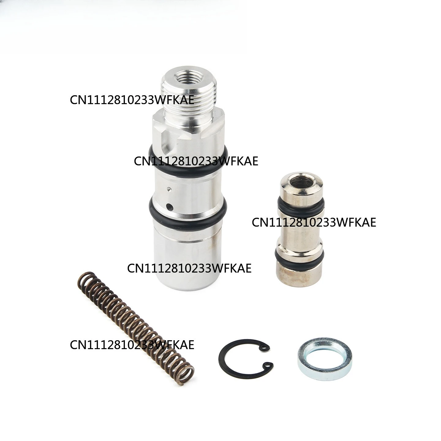Rear Brake Master Cylinder Rebuild Kit for 11/16” Bore Master Cylinder Compatible with Harley 42382-87