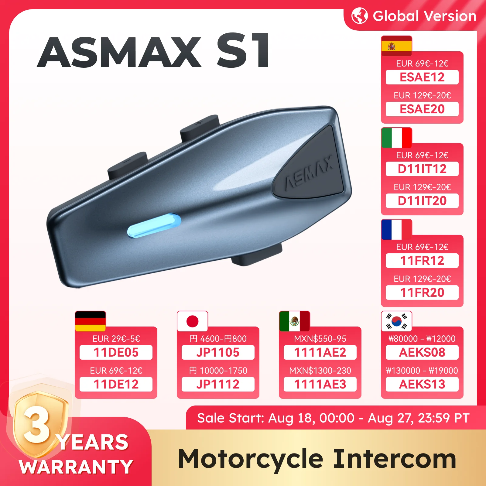 yZ[zASMAX Blue S1 oCNpC^[R O[obVO[vVXeAR}hAHDI[fBIAIPX7AENC}CNAvڑ