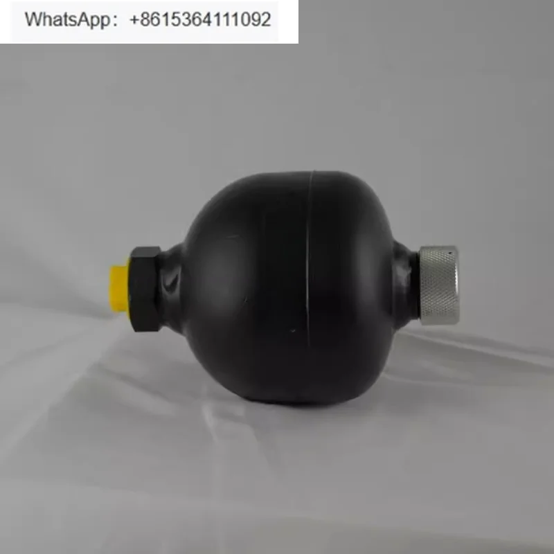 

Diaphragm accumulator, accumulator, absorbing pressure pulse, oil pump regulator