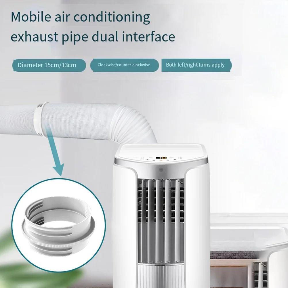 1 Stuks Draagbare Ac Koppeling Mobiele Airconditioner Uitlaatslang Connector 13/15Cm Universele Slang Reductor Abs Home Verbetering