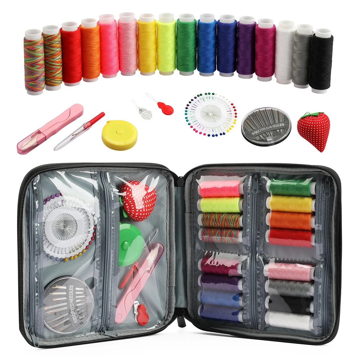 

Complete Sewing Kit Portable Travel Sewing Box Set DIY Kit Storage Bags Handwork Sewing Tool Set Home Sewing Accessories