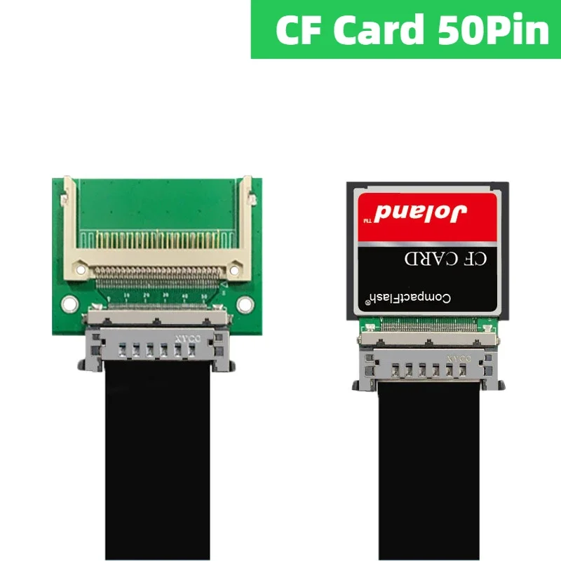 Imagem -03 - Ffc Flexível cf Compact Flash Card 50pin Extensão Cabo Máquina Controle Industrial Ferramenta de Teste Equipamento Armazenamento de Dados Cartão de Memória