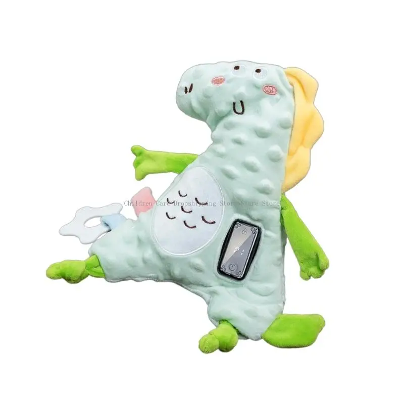 لعبة محمولة لتهدئة الأطفال من القطيفة مع 3 أصوات مهدئة و4 مستويات اهتزاز وعربات أطفال مريحة من القماش وآمنة #3